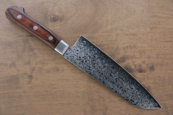 Sakai Takayuki VG10 17 Layer Damascus Mirrored Finish Santoku 170mm - Seisuke Knife