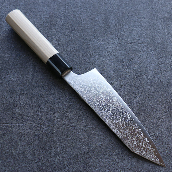 Seisuke SG2 Damascus Bunka 180mm Magnolia Handle - Seisuke Knife