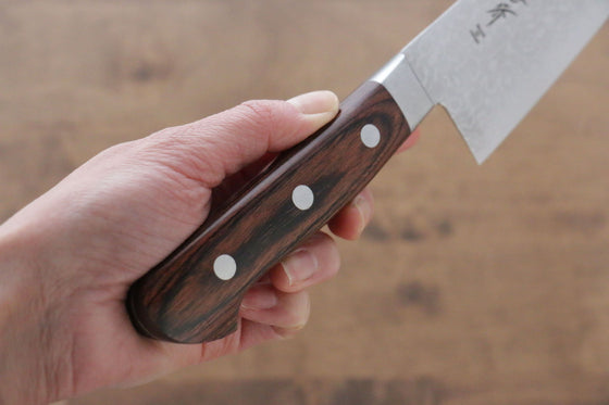 Sakai Takayuki VG10 17 Layer Damascus Mirrored Finish Santoku 170mm - Seisuke Knife