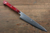 Takamura Knives SG2 Petty-Utility 150mm with Red Pakka wood Handle - Seisuke Knife