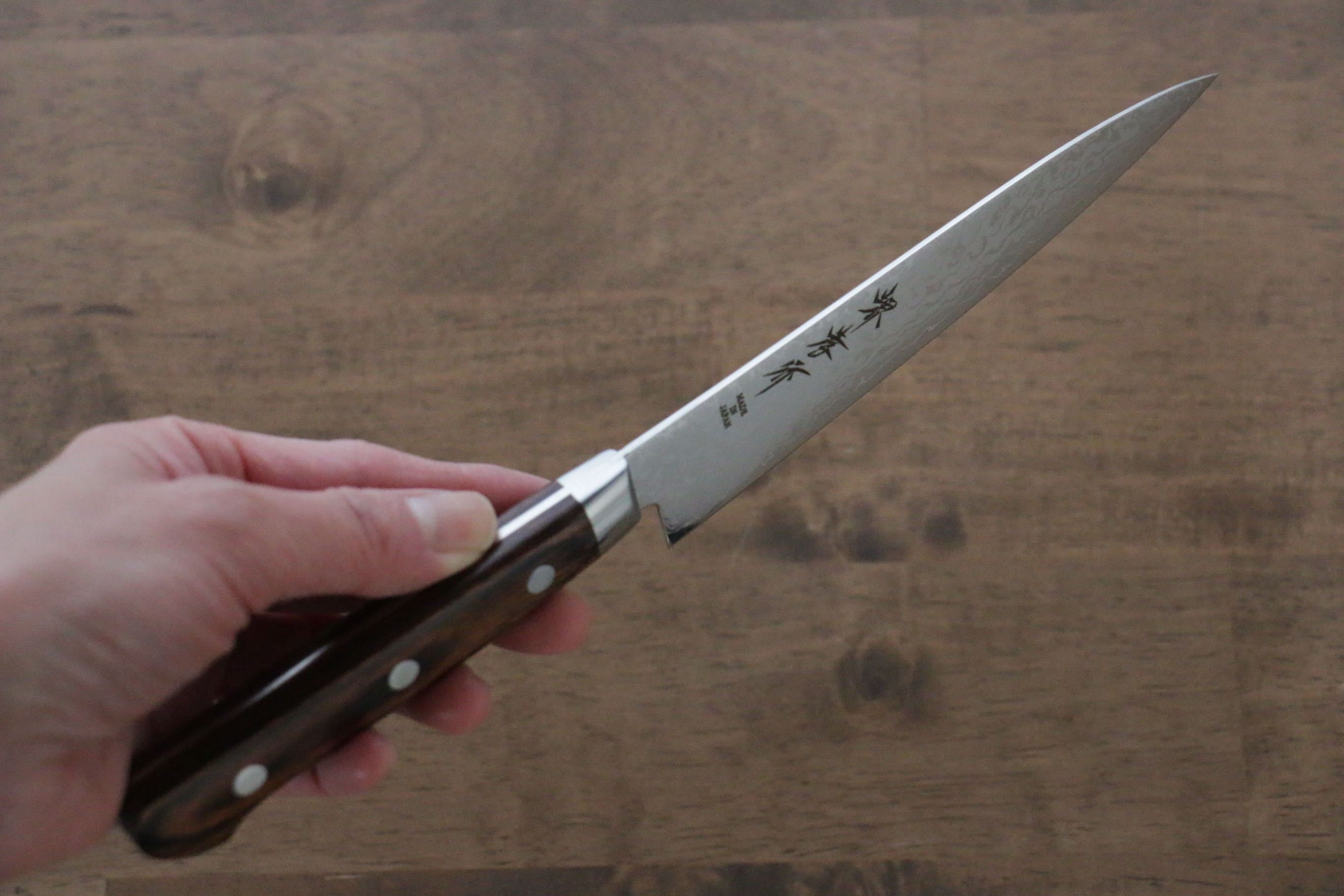 Sakai Takayuki VG10 17 Layer Damascus Mirrored Finish Petty-Utility 135mm - Seisuke Knife