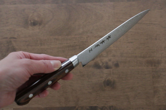 Sakai Takayuki VG10 17 Layer Damascus Mirrored Finish Petty-Utility 135mm - Seisuke Knife
