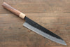 Seisuke Kokubyaku Blue Super Hammered Gyuto 240mm Morado Handle - Seisuke Knife - Slide 1