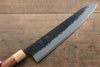 Seisuke Kokubyaku Blue Super Hammered Gyuto 240mm Morado Handle - Seisuke Knife - Slide 3