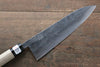 Fujiwara Teruyasu White Steel No.1 Nashiji Gyuto 210mm with Magnolia Handle - Seisuke Knife - Slide 3