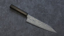  Yoshimi Kato VG10 Damascus Kiritsuke Gyuto  210mm Enju Lacquered(Black） Handle - Seisuke Knife