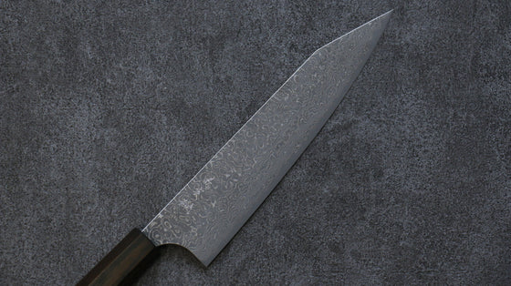 Yoshimi Kato VG10 Damascus Kiritsuke Gyuto  210mm Enju Lacquered(Black） Handle - Seisuke Knife