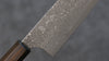 Yoshimi Kato VG10 Damascus Kiritsuke Gyuto  210mm Enju Lacquered(Black） Handle - Seisuke Knife - Slide 5