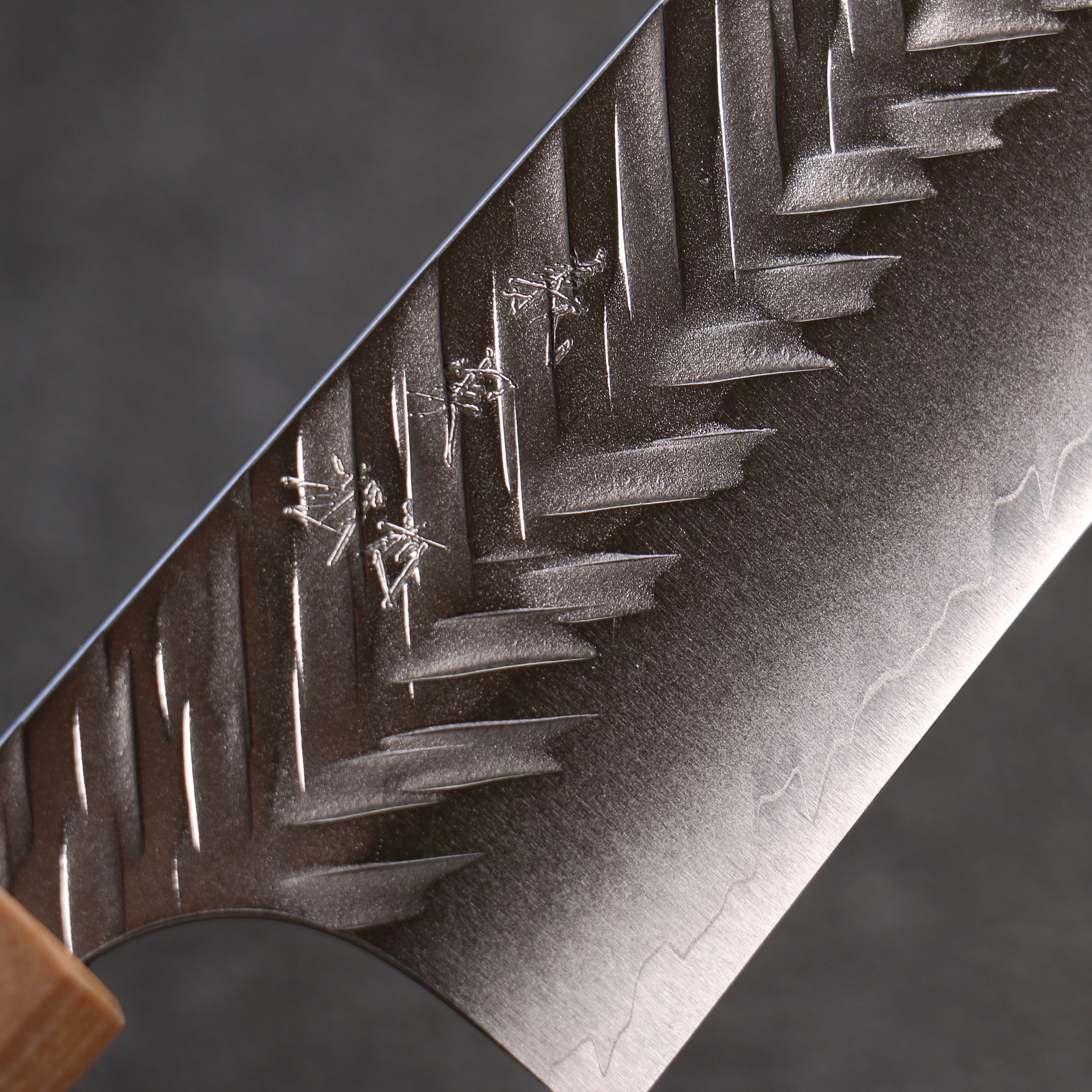 Yoshimi Kato SG2 Hammered ( V ) Gyuto 210mm Honduras Handle - Seisuke Knife