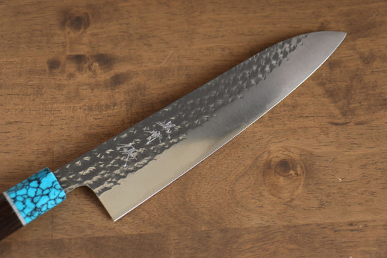 Yu Kurosaki Senko SG2 Hammered Gyuto 210mm Wenge Handle - Seisuke Knife