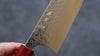 Yoshimi Kato Minamo SG2 Hammered Gyuto 240mm Shitan (ferrule: Red Pakka wood) Handle - Seisuke Knife - Slide 5