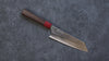 Yoshimi Kato Minamo SG2 Hammered Bunka 165mm Shitan (ferrule: Red Pakka wood) Handle - Seisuke Knife - Slide 1