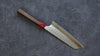 Yoshimi Kato Minamo SG2 Hammered Bunka 165mm Shitan (ferrule: Red Pakka wood) Handle - Seisuke Knife - Slide 2