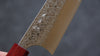 Yoshimi Kato Minamo SG2 Hammered Bunka 165mm Shitan (ferrule: Red Pakka wood) Handle - Seisuke Knife - Slide 5