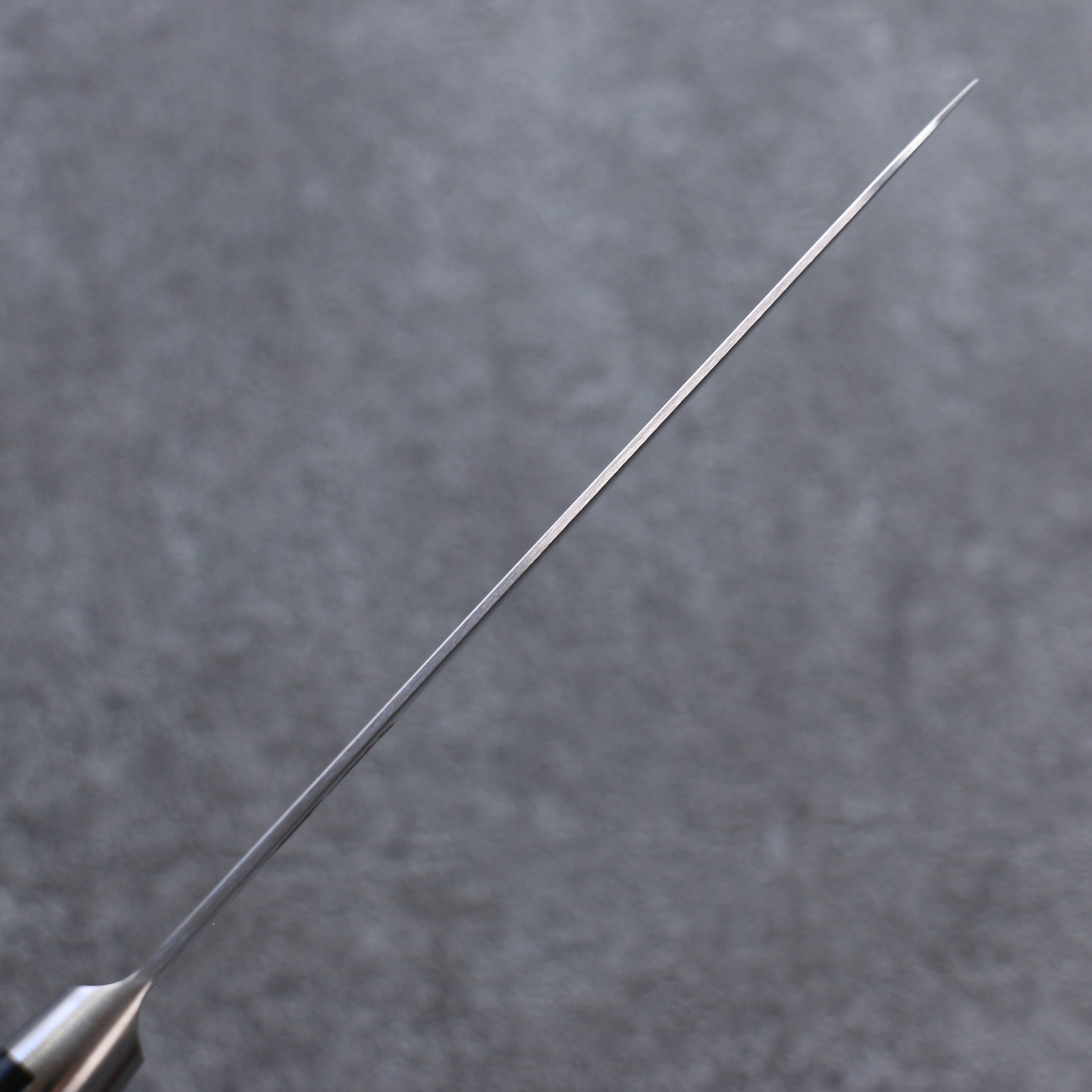 Seisuke Nami AUS10 Migaki Damascus Petty-Utility 135mm Black Pakkawood Handle - Seisuke Knife