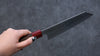 Yoshimi Kato Minamo SG2 Hammered Bunka 165mm Shitan (ferrule: Red Pakka wood) Handle - Seisuke Knife - Slide 8