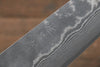 Takeshi Saji VG10 Black Damascus Bunka  180mm Brown Deer Horn Handle - Seisuke Knife - Slide 5