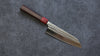 Yoshimi Kato Minamo SG2 Hammered Santoku 165mm Shitan (ferrule: Red Pakka wood) Handle - Seisuke Knife - Slide 1