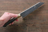 Takeshi Saji VG10 Black Damascus Bunka  180mm Brown Deer Horn Handle - Seisuke Knife - Slide 8