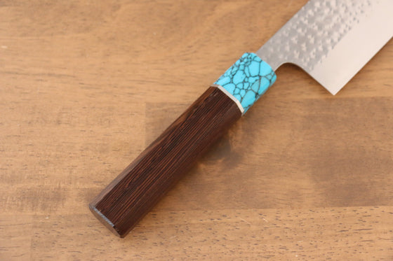 Yu Kurosaki Senko SG2 Hammered Nakiri 165mm Wenge Handle - Seisuke Knife