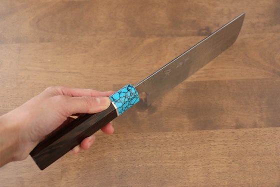 Yu Kurosaki Senko SG2 Hammered Nakiri 165mm Wenge Handle - Seisuke Knife