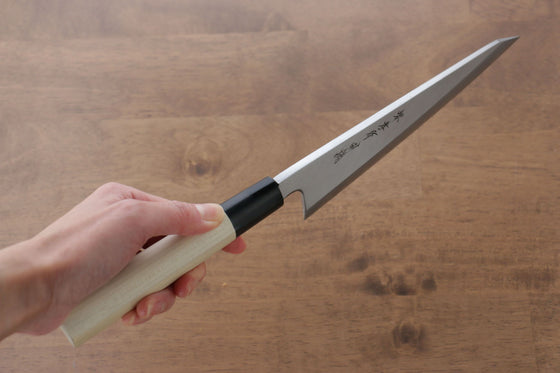 Sakai Takayuki Tokujyo White Steel No.2 Garasuki Boning 180mm Magnolia Handle - Seisuke Knife