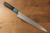 Yu Kurosaki Senko SG2 Hammered Sujihiki 240mm Wenge Handle - Seisuke Knife - Slide 1