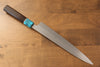 Yu Kurosaki Senko SG2 Hammered Sujihiki 240mm Wenge Handle - Seisuke Knife - Slide 2