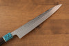 Yu Kurosaki Senko SG2 Hammered Sujihiki 240mm Wenge Handle - Seisuke Knife - Slide 3