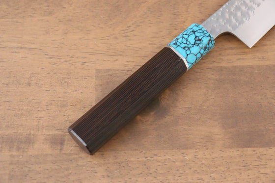 Yu Kurosaki Senko SG2 Hammered Sujihiki 240mm Wenge Handle - Seisuke Knife