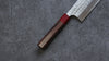 Yoshimi Kato Minamo SG2 Hammered Nakiri 165mm Shitan (ferrule: Red Pakka wood) Handle - Seisuke Knife - Slide 4