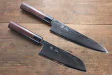  Seisuke VG10 63Layer Damascus Santoku 165mm & Gyuto 210mm Japanese Chef Knife Set - Seisuke Knife