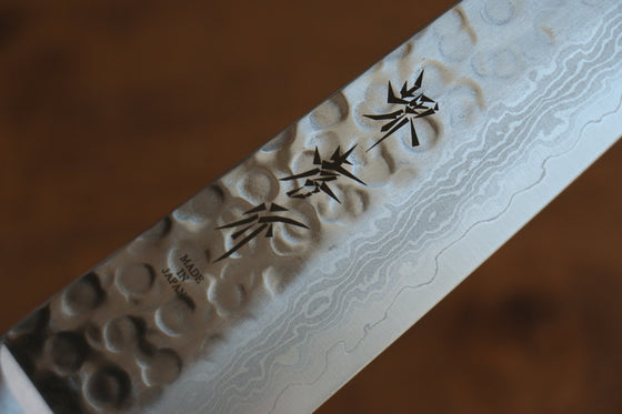 Sakai Takayuki VG10 17 Layer Damascus Gyuto 180mm with Green Pakkawood Handle - Seisuke Knife