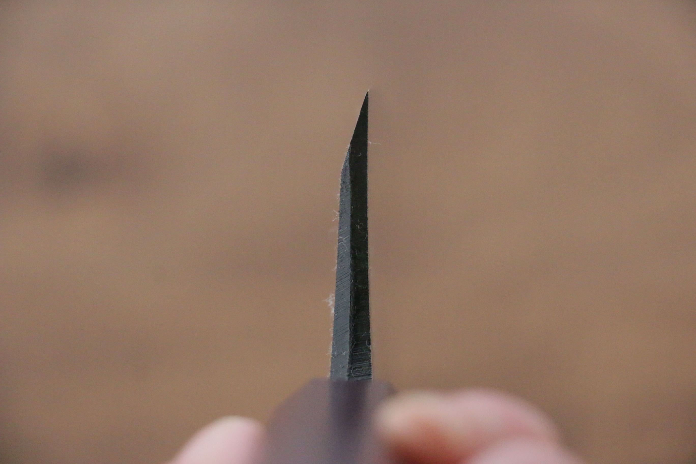 Seisuke White Steel No.2 Kurouchi Deba 165mm Purple Lacquered Handle - Seisuke Knife