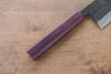 Seisuke White Steel No.2 Kurouchi Deba 180mm Purple Lacquered Handle - Seisuke Knife - Slide 9