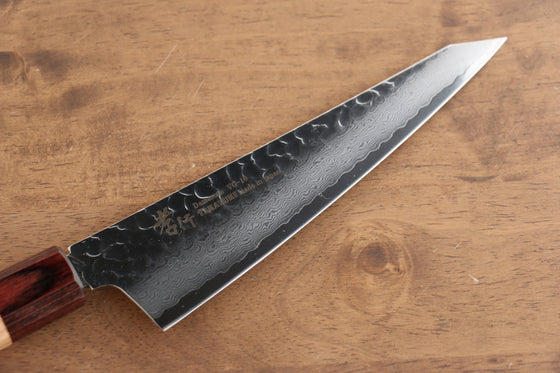 Sakai Takayuki VG10 33 Layer Damascus Sabaki 180mm Keyaki (Japanese Elm) Handle - Seisuke Knife