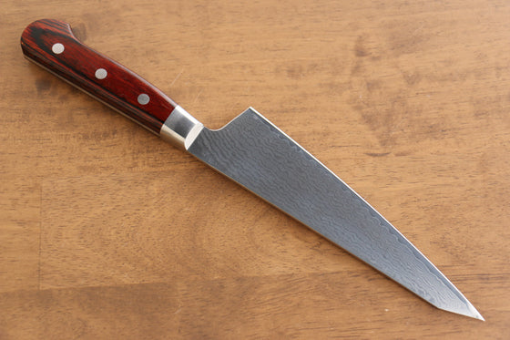 Sakai Takayuki VG10 33 Layer Damascus Sabaki 180mm Mahogany Pakka wood Handle - Seisuke Knife