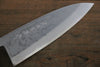 Hideo Kitaoka White Steel No.2 Damascus Deba Japanese Chef Knife 165mm - Seisuke Knife - Slide 3