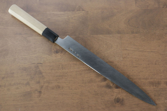 Choyo Silver Steel No.3 Mirrored Finish Yanagiba 270mm Magnolia Handle - Seisuke Knife