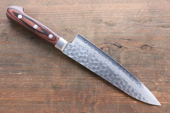 Seisuke VG10 17 Layer Damascus Gyuto 180mm Mahogany Handle - Seisuke Knife