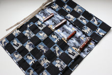  Japanese Style Knife Roll Aokabuki-Ura-Fuji 4 Pockets - Seisuke Knife