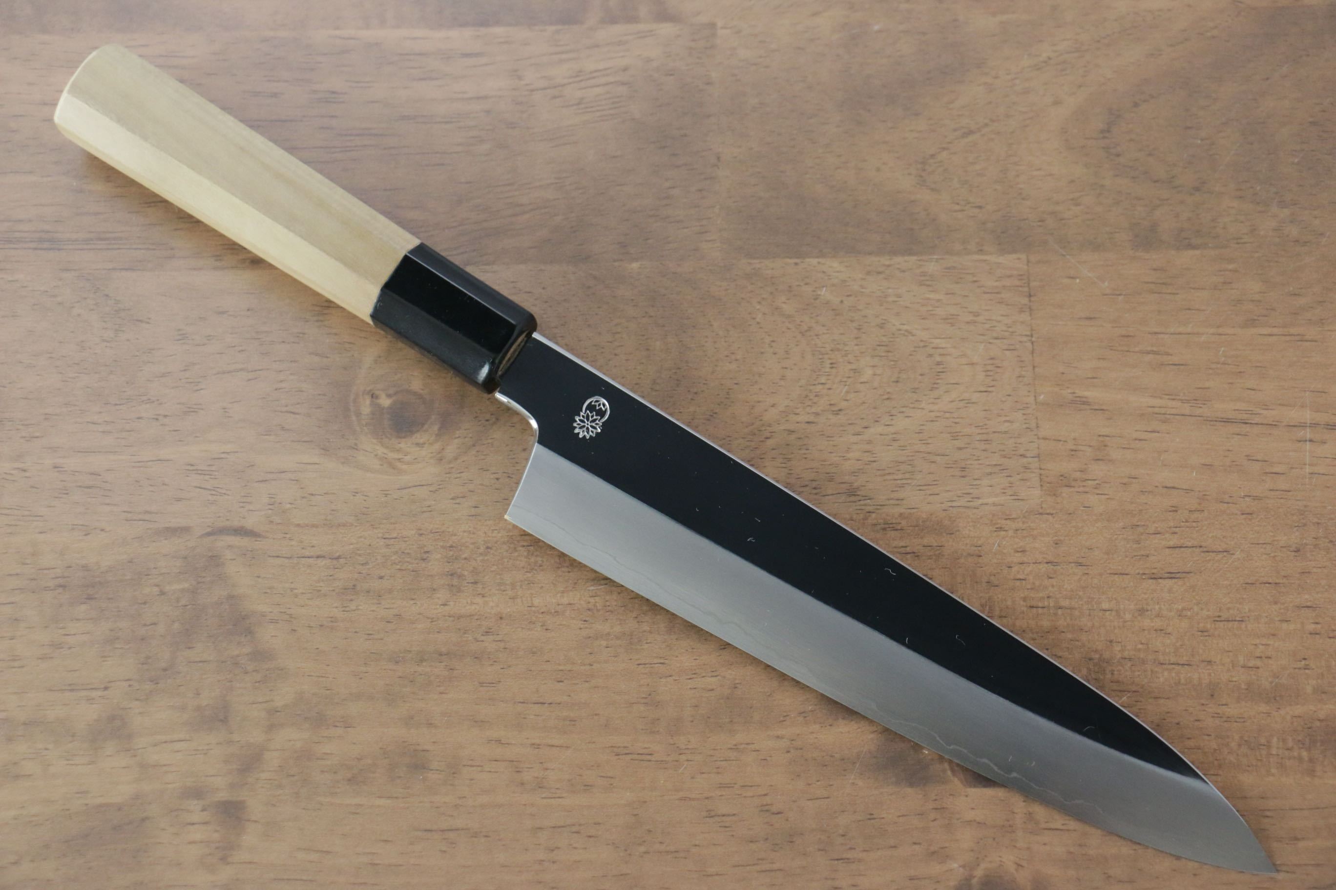 Choyo Silver Steel No.3 Mirrored Finish Gyuto 210mm with Magnolia Handle - Seisuke Knife