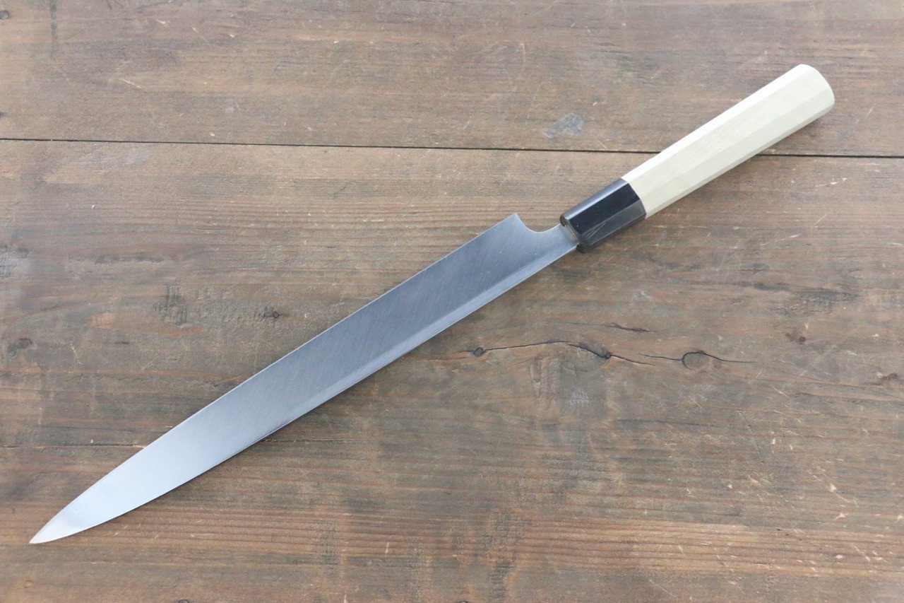 [Left Handed] Sukenari Hongasumi Blue Steel No.2 Yanagiba Knife - Seisuke Knife