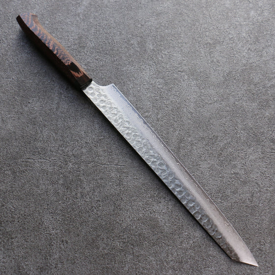 Sakai Takayuki Hien AUS10 45 Layer Damascus Kiritsuke Sujihiki 300mm Wenge Handle - Seisuke Knife