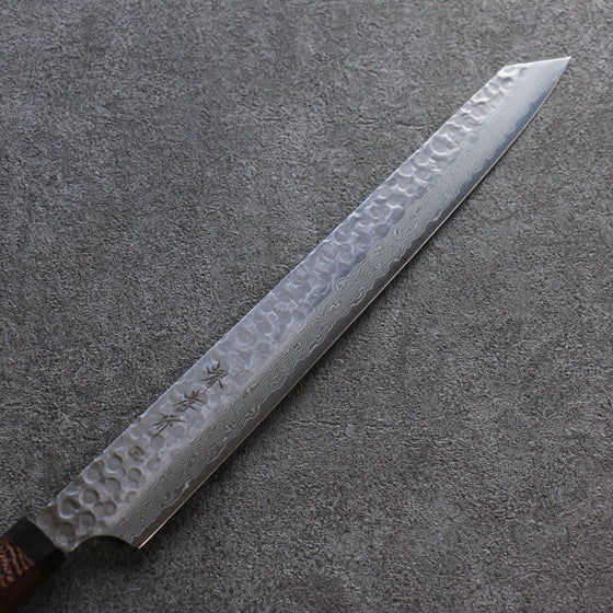 Sakai Takayuki Hien AUS10 45 Layer Damascus Kiritsuke Sujihiki 300mm Wenge Handle - Seisuke Knife