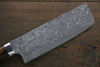 Takeshi Saji SG2 Black Damascus Nakiri 165mm Ironwood Handle - Seisuke Knife - Slide 3