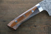 Takeshi Saji SG2 Black Damascus Nakiri 165mm Ironwood Handle - Seisuke Knife - Slide 4