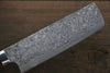 Takeshi Saji SG2 Black Damascus Nakiri 165mm Ironwood Handle - Seisuke Knife - Slide 5