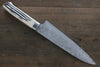 Takeshi Saji SG2 Black Damascus Gyuto 180mm Cow Bone Handle - Seisuke Knife - Slide 2