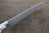 Takeshi Saji SG2 Black Damascus Gyuto 180mm Cow Bone Handle - Seisuke Knife - Slide 8